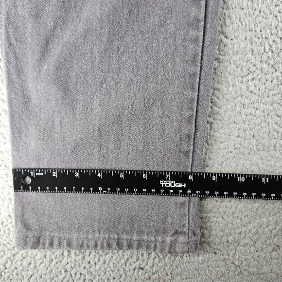Vintage Wrangler Jeans Mens 38x36 Gray 13MWZ Straight Denim Made USA 90s - Picture 11 of 15